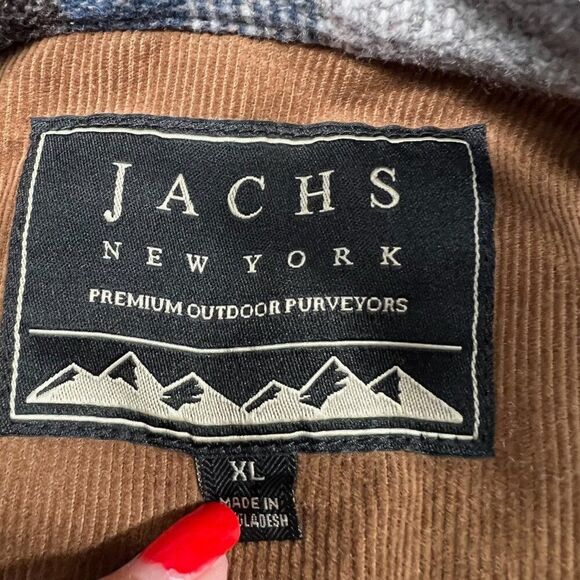 Jachs New York Men's Aztec Pattern Shirt Jacket Shacket Fleece Lined Pockets XL - Picture 5 of 11